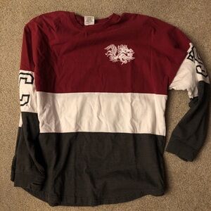 Pressbox USC Gamecocks Maroon ,Long Sleeve Tee with thumb holes
